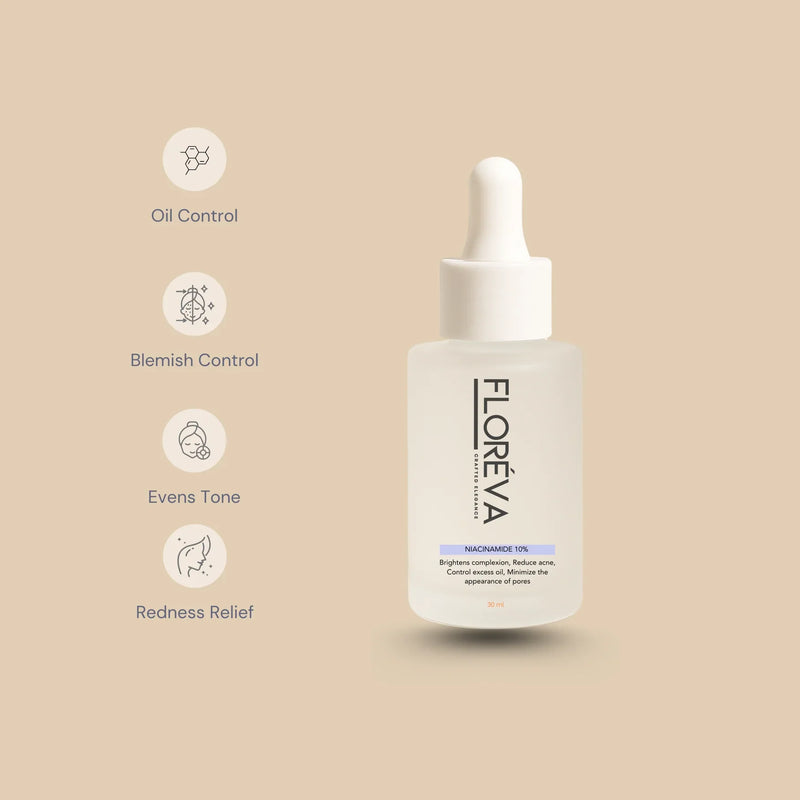 Floreva Niacinamide 10% + Zinc 1% Serum