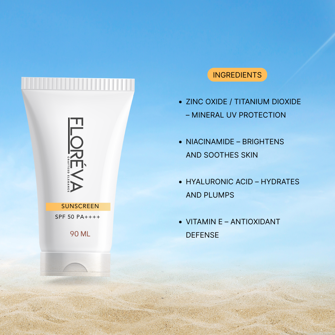 Floreva SPF50 PA++++ Sun Screen