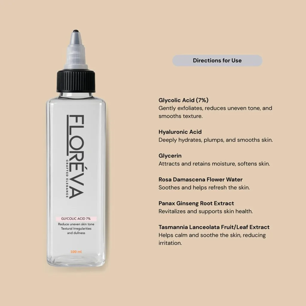 Floreva Glycolic Acid Serum 10% AHA