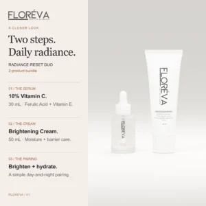 Radiance-Reset Duo: the serum, the cream, the pairing.