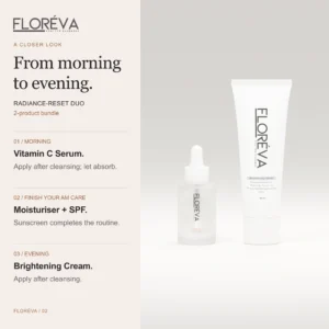 Radiance-Reset Duo: morning, finish your am care, evening.