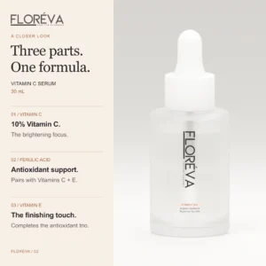 Vitamin C Serum: vitamin c, ferulic acid, vitamin e.