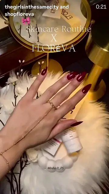 Maham builds her skincare routine with Floreva Brightening Cream and Glycolic Acid Serum.